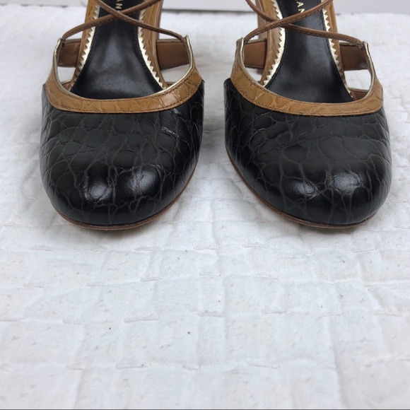 Antonio Melani Brown Closed Toe Heels - Picture 4 of 8